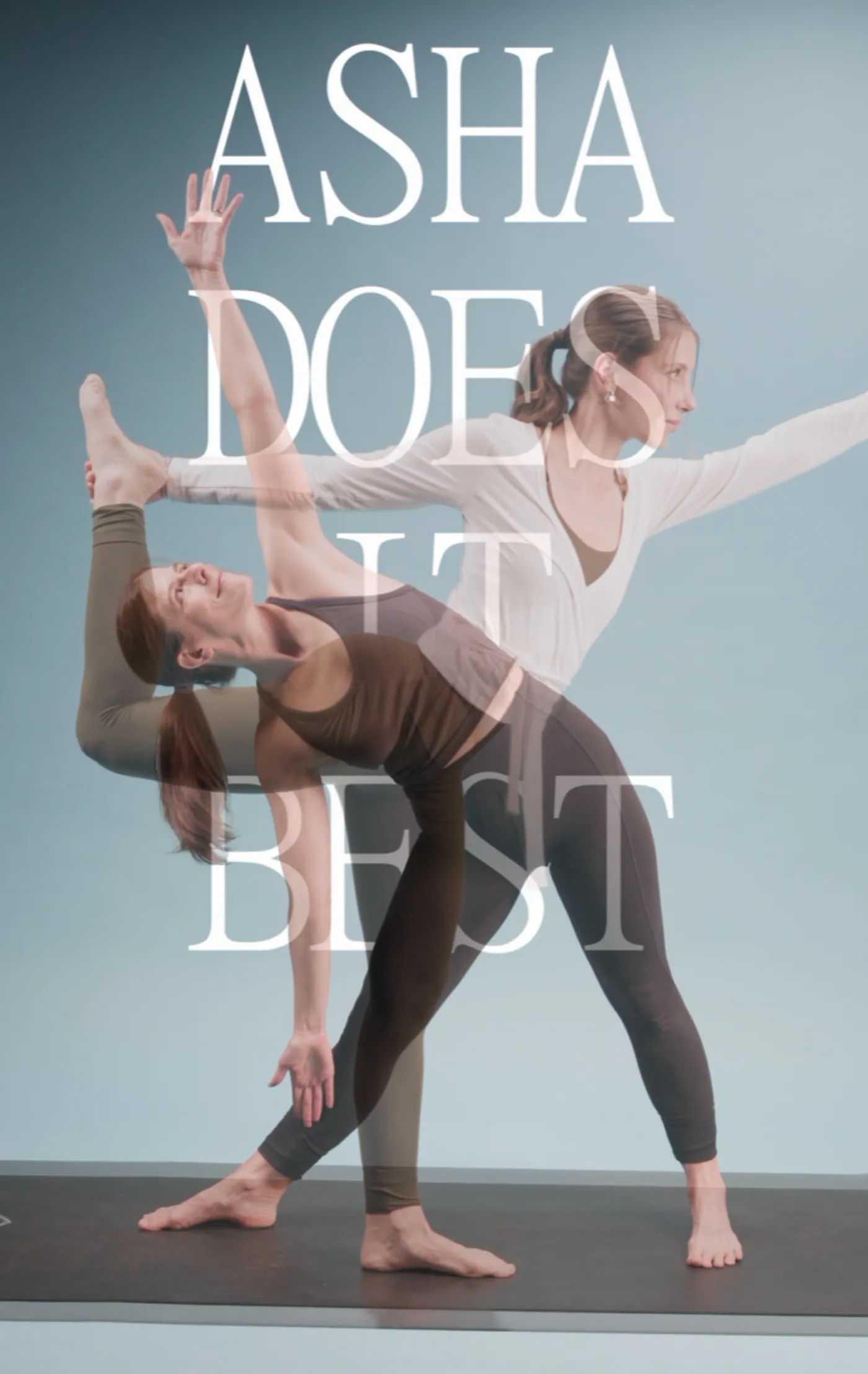 Affiche pour un studio de Pilates